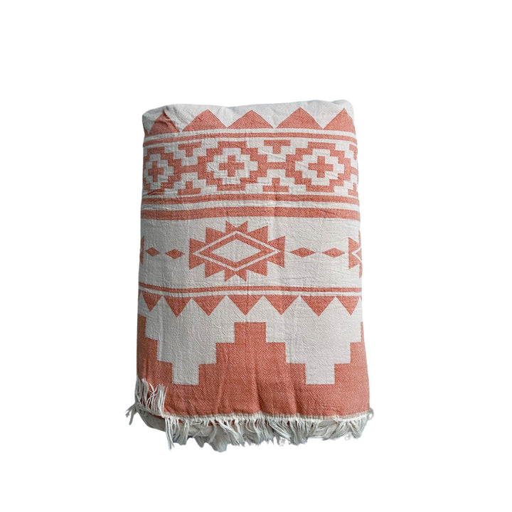 Maya Fleece Lined Throw