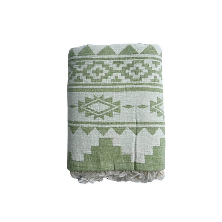 Maya Fleece Lined Throw