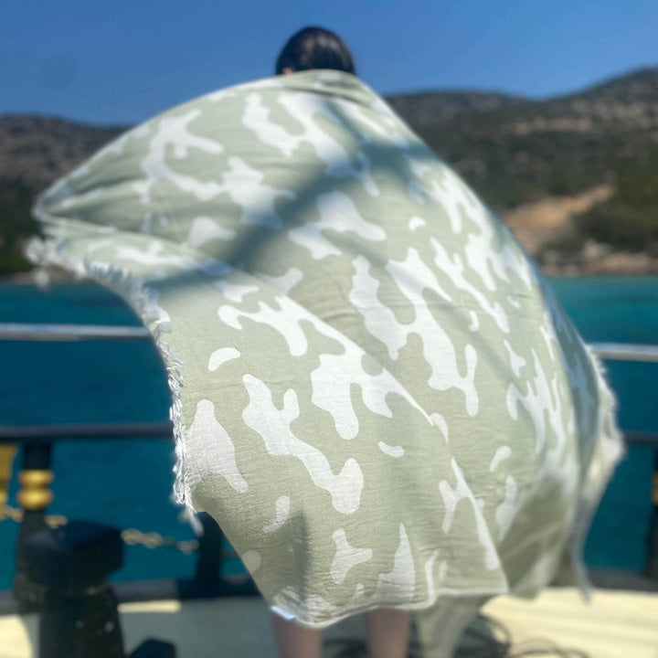 XL Camo Hammam Towel