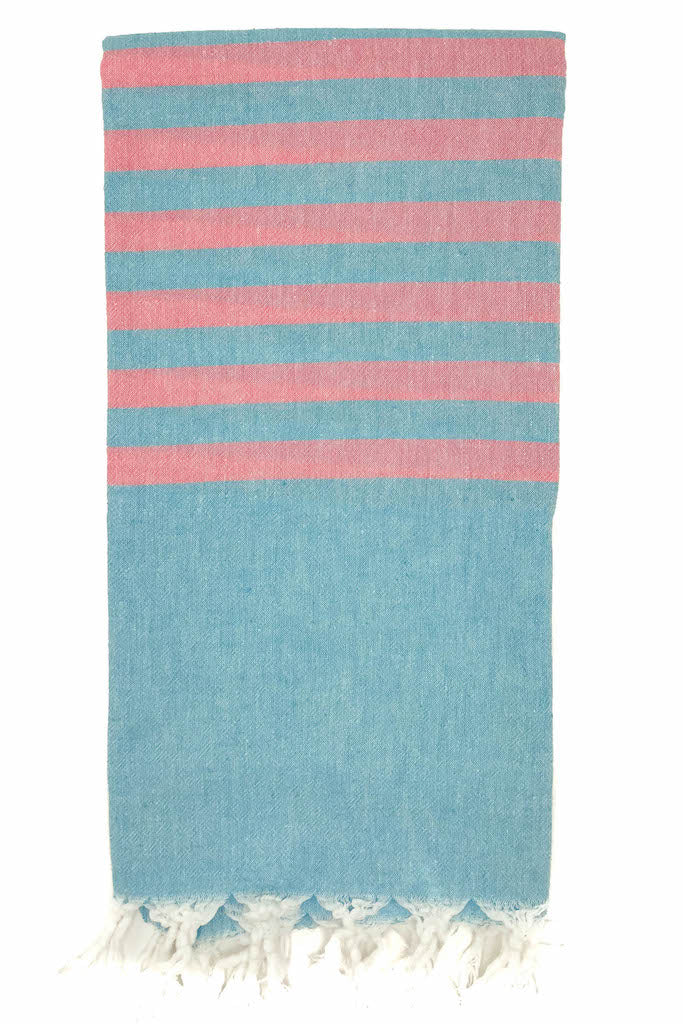 clara hammam towel marine grapefruit design detail