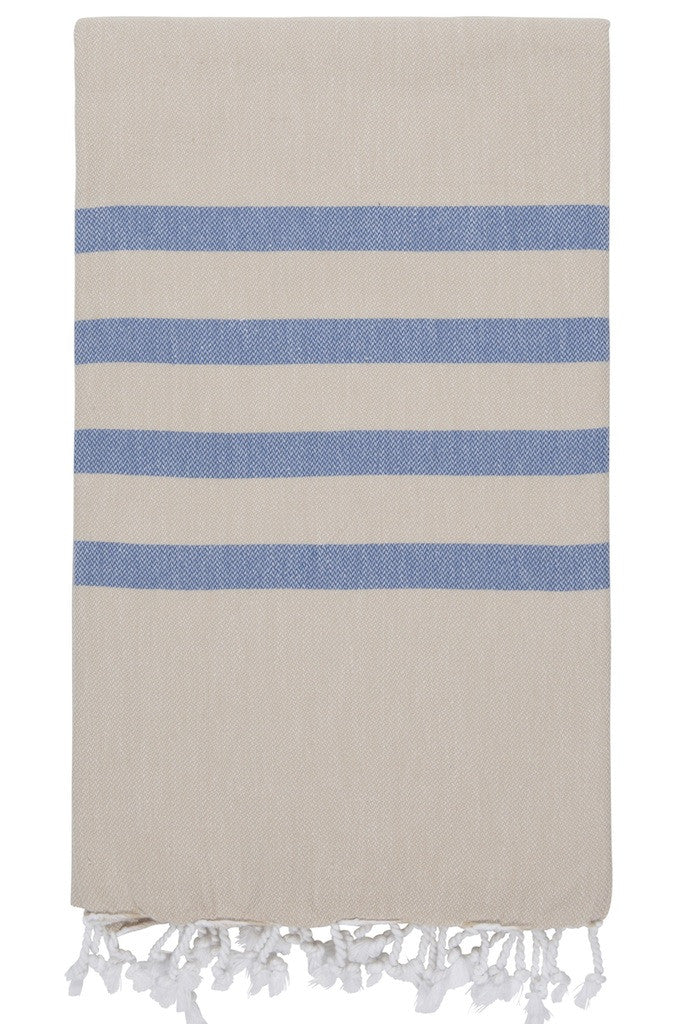 felix hammam towel stone denim design detail