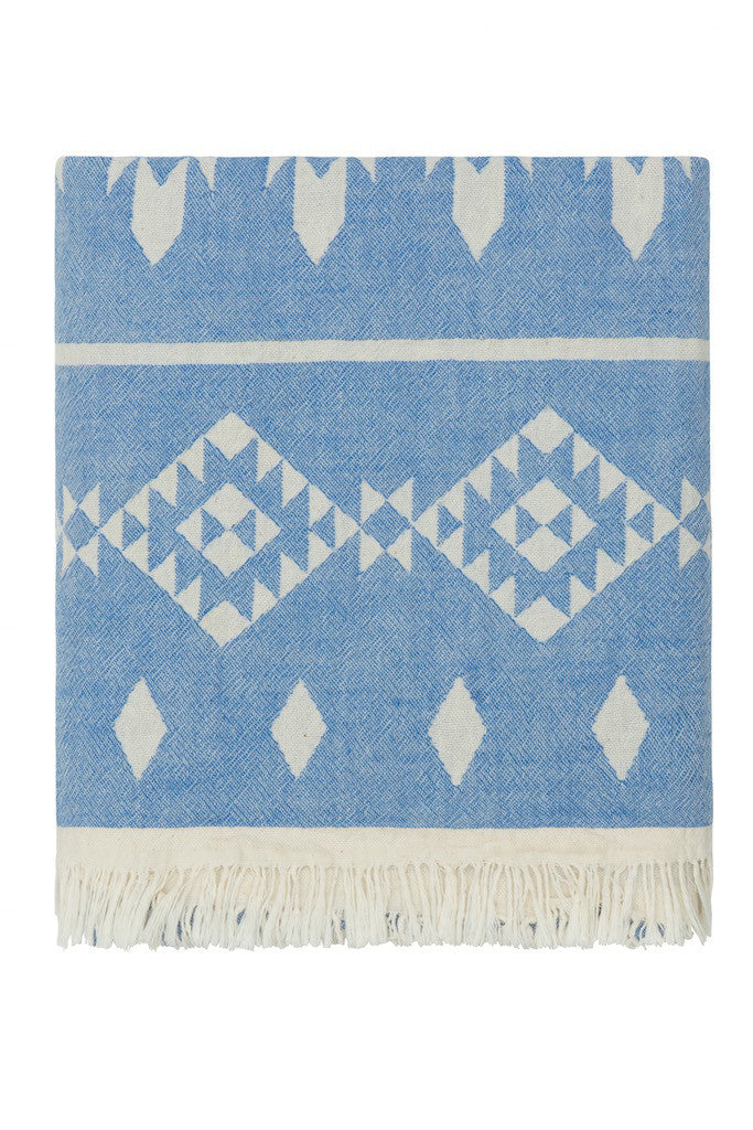 heritage blue dakota hammam towel