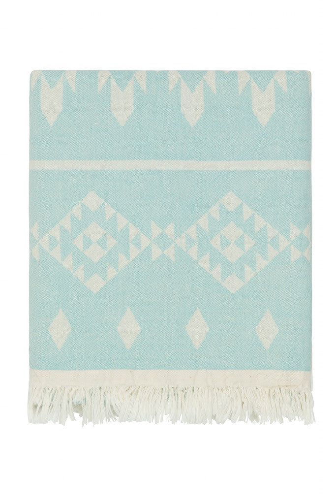 mint dakota hammam towel