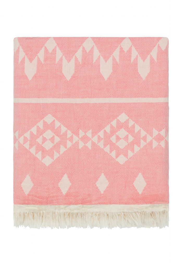 blossom pink dakota hammam towel
