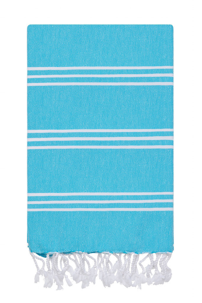 perim hammam towel in marine design detail