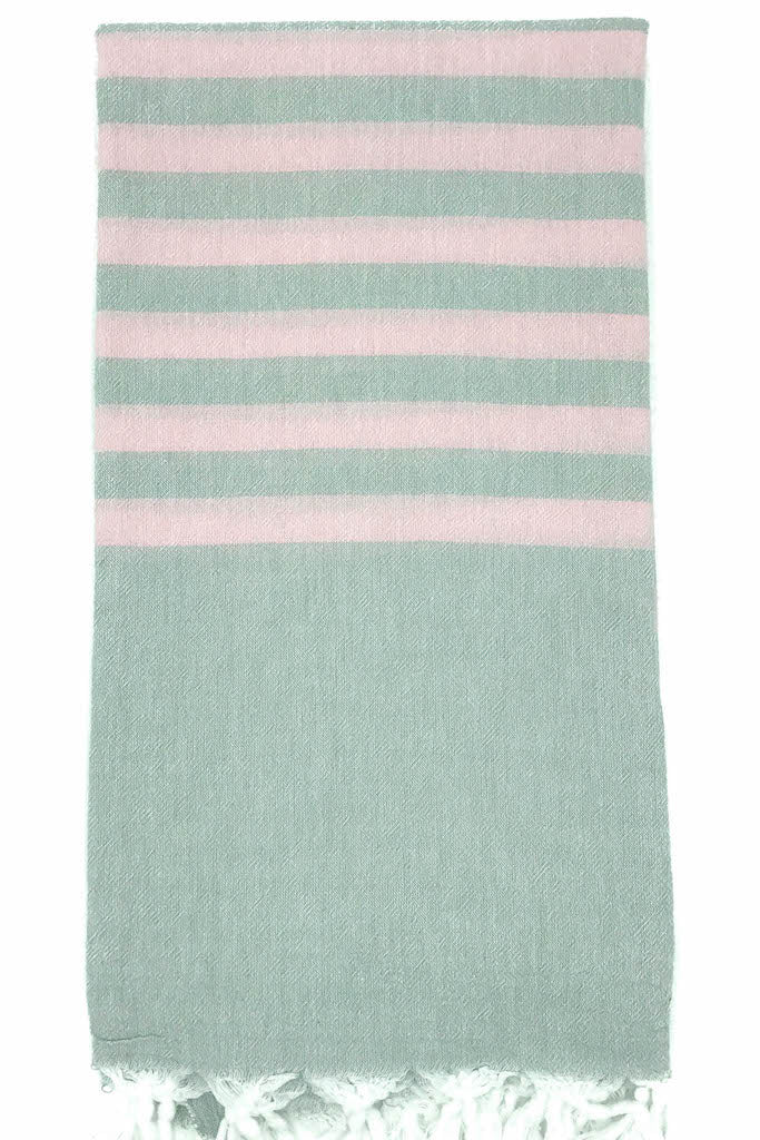 tia hammam towel baby pink design detail